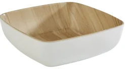 APS Corbeille mélamine blanc 16,5x16,5x5,5 cm Frida New