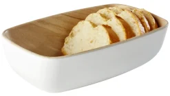 APS Corbeille mélamine blanc 16,5x16,5x5,5 cm Frida New