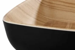 Corbeille mélamine noir 17,6x10,8x5,5 cm - APS Best