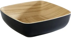 APS Corbeille mélamine noir 16,5x16,5x5,5 cm Frida Sale