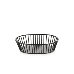 REVOL Corbeille métal noir 20,5x15,5x5,5 cm