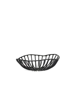 SERAX Corbeille noir métal Ø 15 cm 5 cm Catu Online