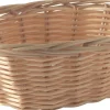 Corbeille ovale beige polypropylène (pp) 18,5x13x6,5 cm - PRO.MUNDI Discount