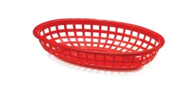 TABLECRAFT Corbeille ovale rouge polypropylène (pp) 24x15x5 cm Classic Outlet