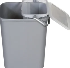 PROBBAX Corbeille plastique 25 L gris Clearance