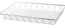 PRO.MUNDI Corbeille rectangulaire inox 45,2x30,5x5,5 cm Hot