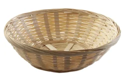 Corbeille rond bambou Ø 20 cm 7 cm - PRO.MUNDI New