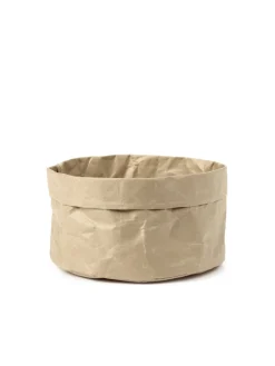 Corbeille rond beige kraft Ø 15 cm 8 cm - SERAX Hot