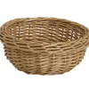 PRO.MUNDI Corbeille rond beige osier Ø 15,5 cm 6 cm Sale