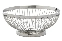 PRO.MUNDI Corbeille rond inox Ø 17 cm 7,6 cm Outlet