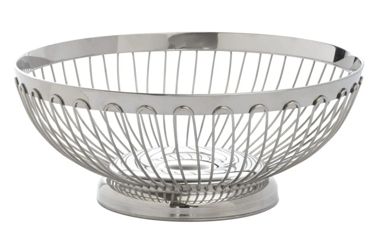 PRO.MUNDI Corbeille rond inox Ø 17 cm 7,6 cm Outlet