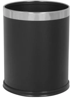 PROBBAX Corbeille rond noir 10 L Ø 22,3 cm 28 cm Best