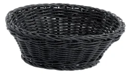 Corbeille rond noir polypropylène (pp) Ø 20 cm 7 cm Twiggy - PRO.MUNDI Clearance