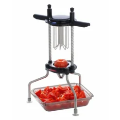 Coupe-agrumes/tomates 8 quartiers inox 38,5x32,5x58 cm - L.TELLIER Discount