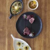 REVOL Coupe cabosse Noir brut porcelaine culinaire 33 cm Yli Clearance