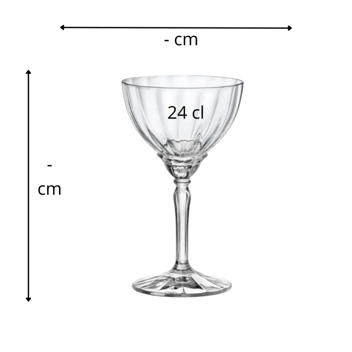 BORMIOLI ROCCO Coupe à champagne verre 24 cl Florian Outlet