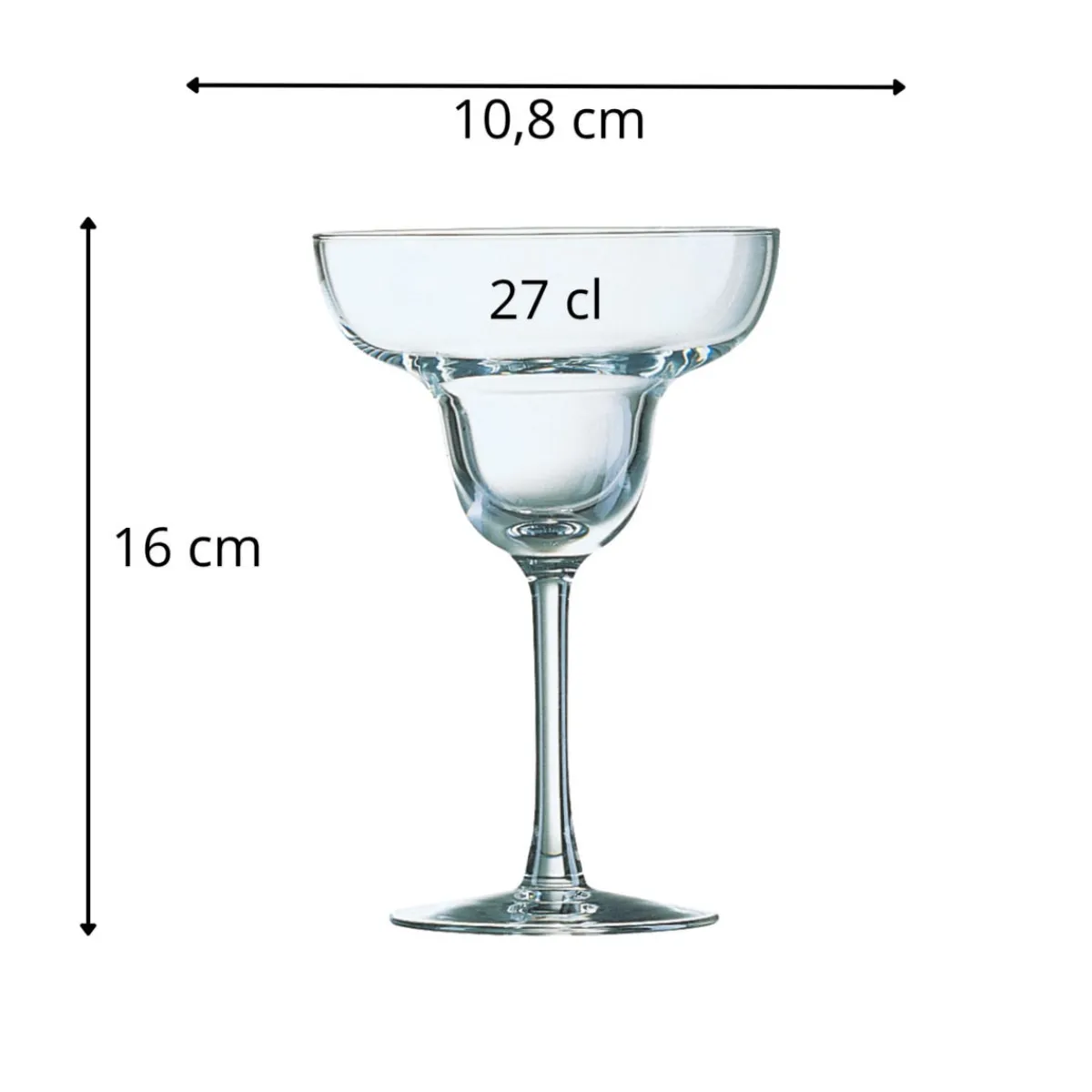 ARCOROC Coupe à cocktail margarita verre 27 cl Margarita Clearance