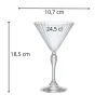 BORMIOLI ROCCO Coupe à cocktail martini verre cristallin 24,5 cl America 20s Best