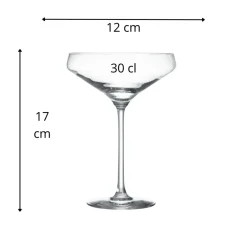 Coupe à cocktail new martini verre cristallin 30 cl Champagne & Cocktail - CHEF & SOMMELIER Sale