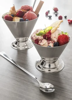 Coupe à dessert conique inox Ø 10 cm - PRO.MUNDI Online