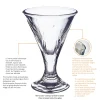 Coupe à dessert rond transparent verre pressé Ø 10 cm Fidji - LA ROCHERE Best