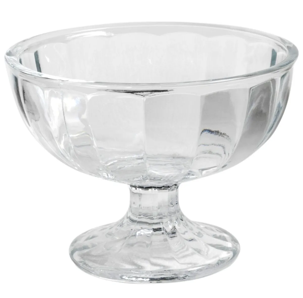 Coupe à dessert rond transparent verre Ø 10,3 cm Cyclade - PRO.MUNDI New