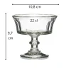 LA ROCHERE Coupe à dessert rond transparent verre pressé Ø 10,8 cm Perigord Outlet