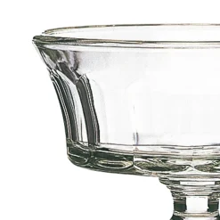 LA ROCHERE Coupe à dessert rond transparent verre pressé Ø 10,8 cm Perigord Outlet