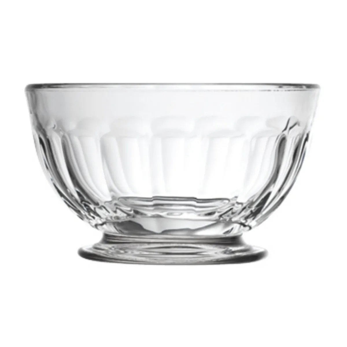 LA ROCHERE Coupe à dessert rond transparent verre pressé Ø 13,7 cm Perigord Discount