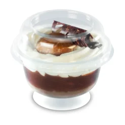 Coupe à dessert transparent Ø 9,5 cm 6,1 cm 20 cl Servipack (25 pièces) - ALPHAFORM Hot
