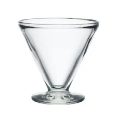 Coupe à dessert transparent verre pressé Ø 9,2 cm Vega - LA ROCHERE Best