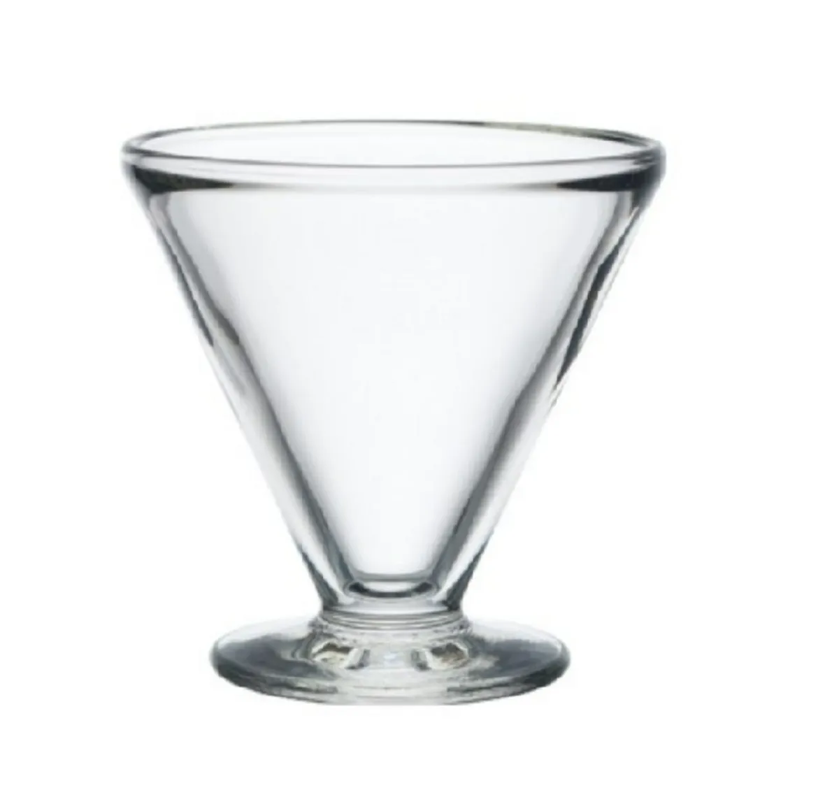 Coupe à dessert transparent verre pressé Ø 9,2 cm Vega - LA ROCHERE Best