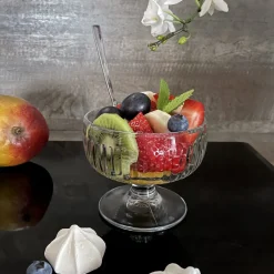 LA ROCHERE Coupe à dessert transparent verre pressé Ø 10 cm Tahiti New