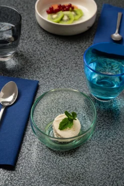 Coupe à dessert transparent verre recyclé Ø 11 cm Lily - PRO.MUNDI