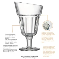 Coupe à dessert verre pressé 37 cl Charlotte - LA ROCHERE Online
