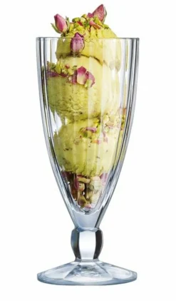 ARCOROC Coupe à glace rond transparent verre Ø 8,1 cm Quadro Hot