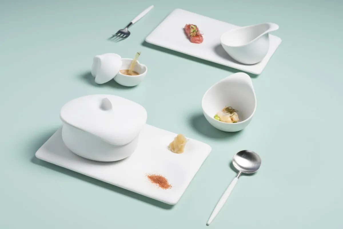 Coupelle blanc porcelaine 9,5 cm Ø 9,5 cm The Tablet - COOKPLAY Hot