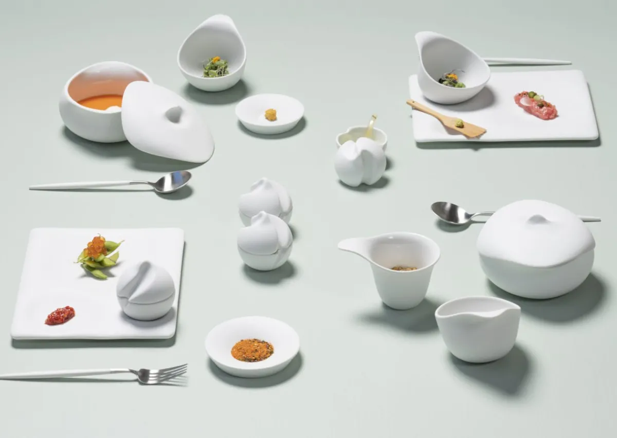 Coupelle blanc porcelaine 9,5 cm Ø 9,5 cm The Tablet - COOKPLAY Hot