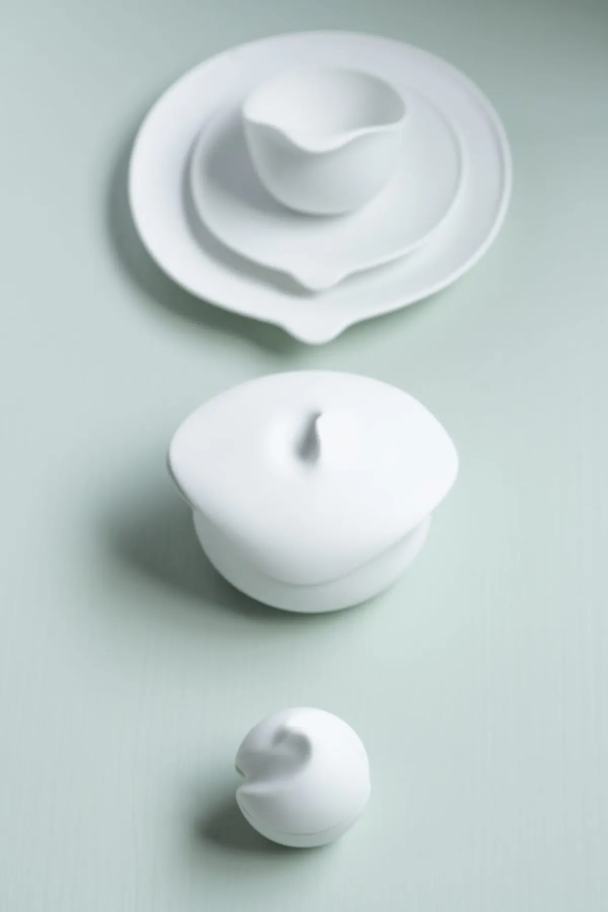 Coupelle blanc porcelaine 9,5 cm Ø 9,5 cm The Tablet - COOKPLAY Hot