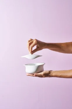 Coupelle blanc porcelaine 9,5 cm Ø 9,5 cm The Tablet - COOKPLAY Hot