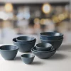 Coupelle / bol rond Andorra Green porcelaine vitrifiée Ø 13 cm Nourish Andorra - CHURCHILL Discount