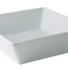 Coupelle carré blanc porcelaine 15 cm Classic Square - PRO.MUNDI Hot