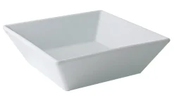 Coupelle carré blanc porcelaine 15 cm Classic Square - PRO.MUNDI Hot
