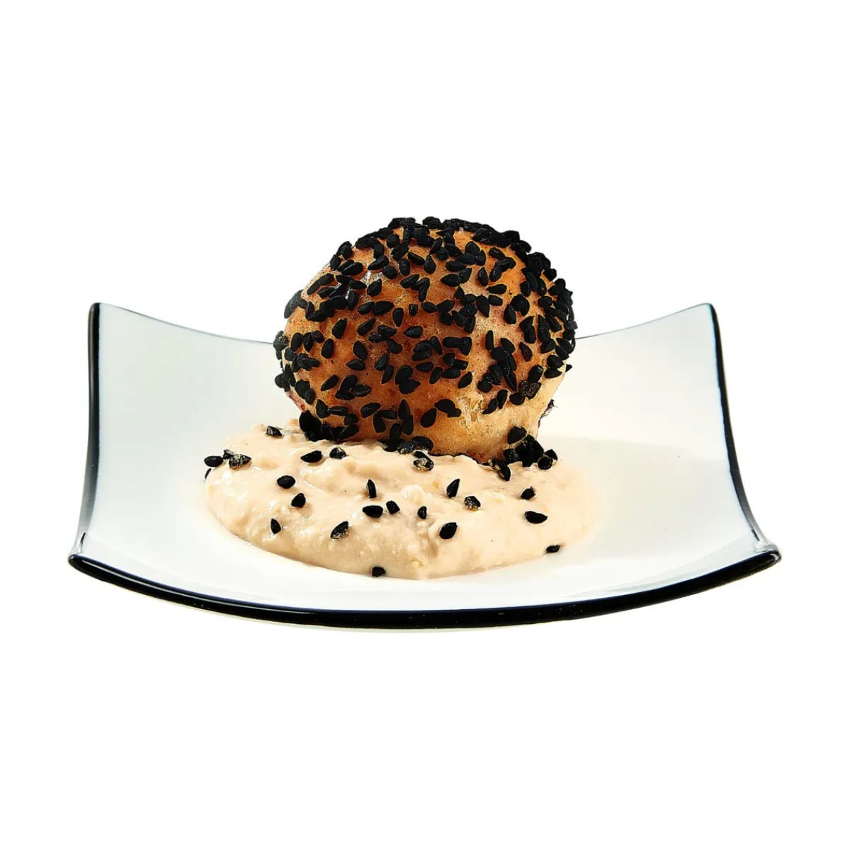 ARCOROC Coupelle carré ivoire porcelaine 9,2 cm Appetizer Hot