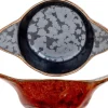 Coupelle cocotte brun porcelaine Ø 10 cm Elements Maroon - PROOF