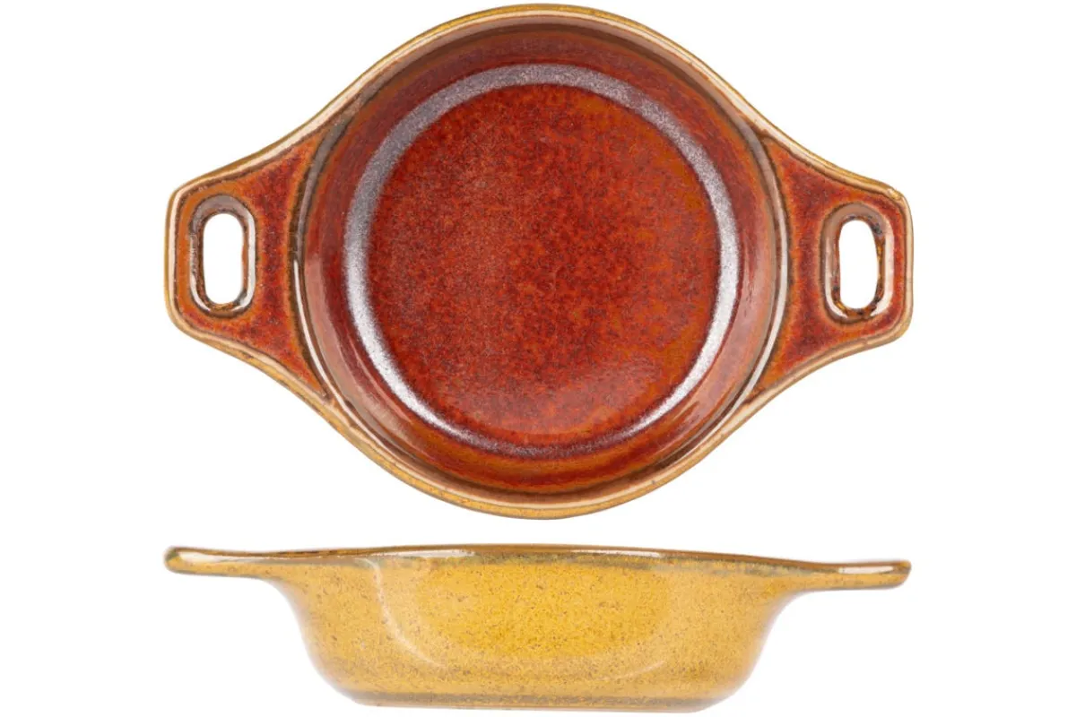 Coupelle cocotte jaune porcelaine Ø 10 cm Elements Mustard - PROOF Outlet