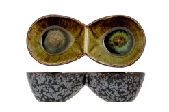 Coupelle double argent porcelaine Elements Mineral - PROOF Hot