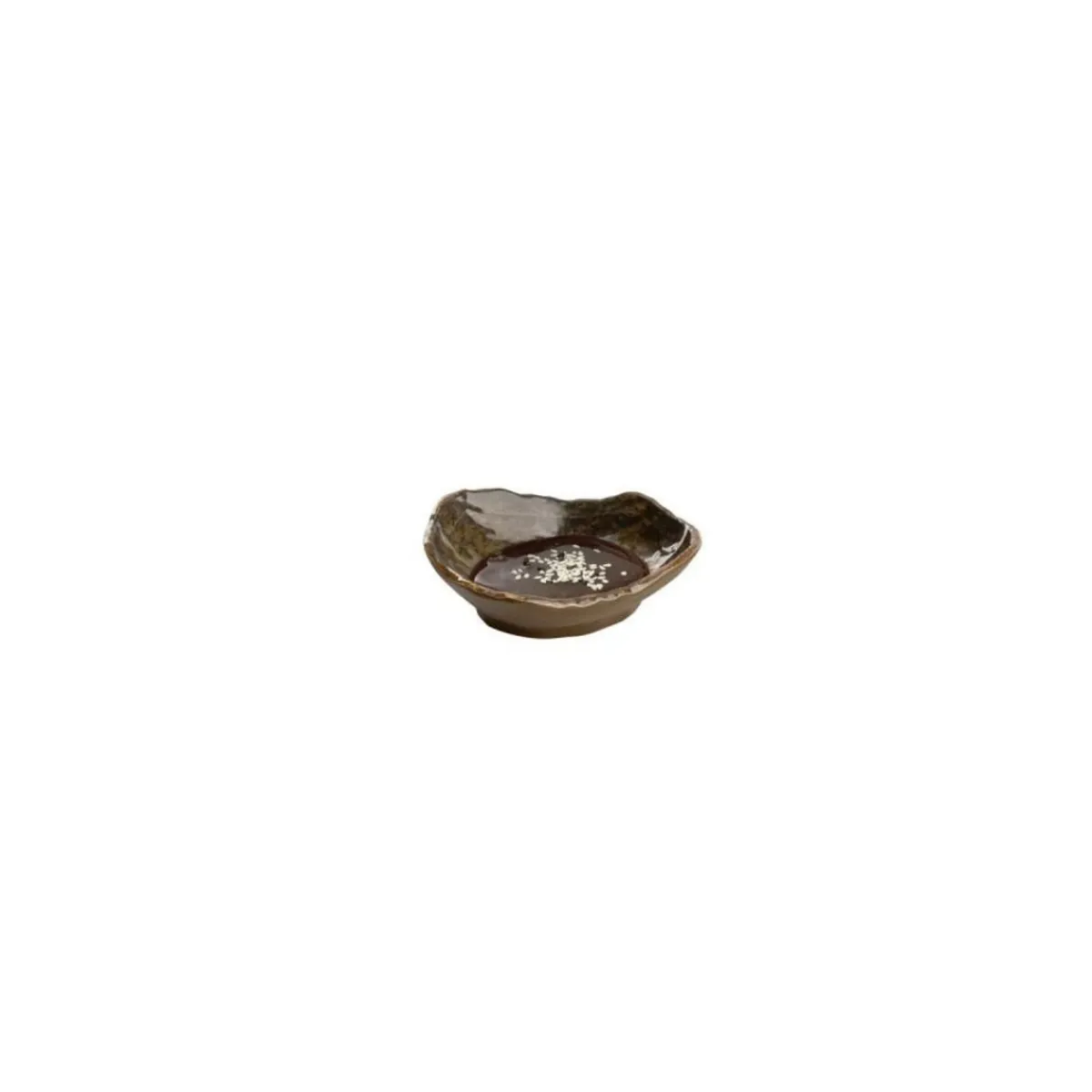 APS Coupelle mélamine brun foncé 10x8,5x3 cm 5 cl Umi Discount
