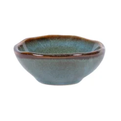 PRO.MUNDI Coupelle organique rond vert grès émaillé Ø 8,3 cm Sky New