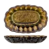 Coupelle ovale argent porcelaine Elements Mineral - PROOF